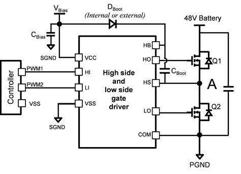 mosfet gate driver circuit diagram